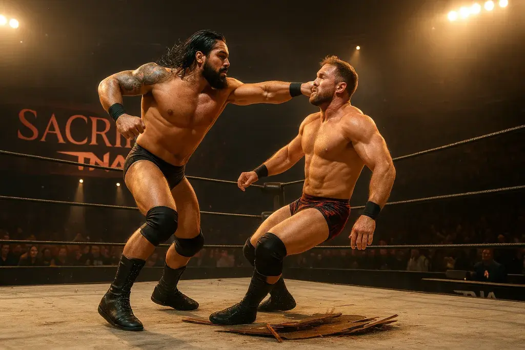 Santana retains TNA world title after Maclin's return at Sacrifice