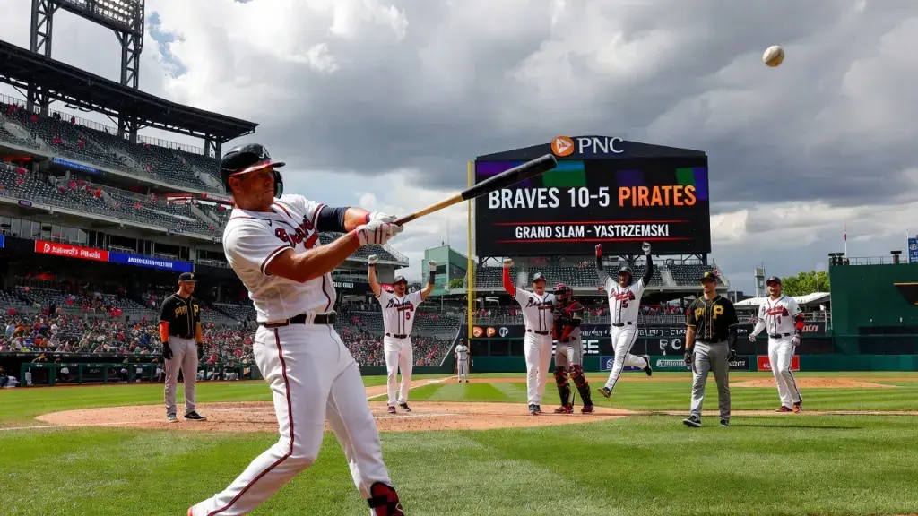 Yastrzemski Grand Slam Seals Braves' First Pittsburgh Series Win in Four Years