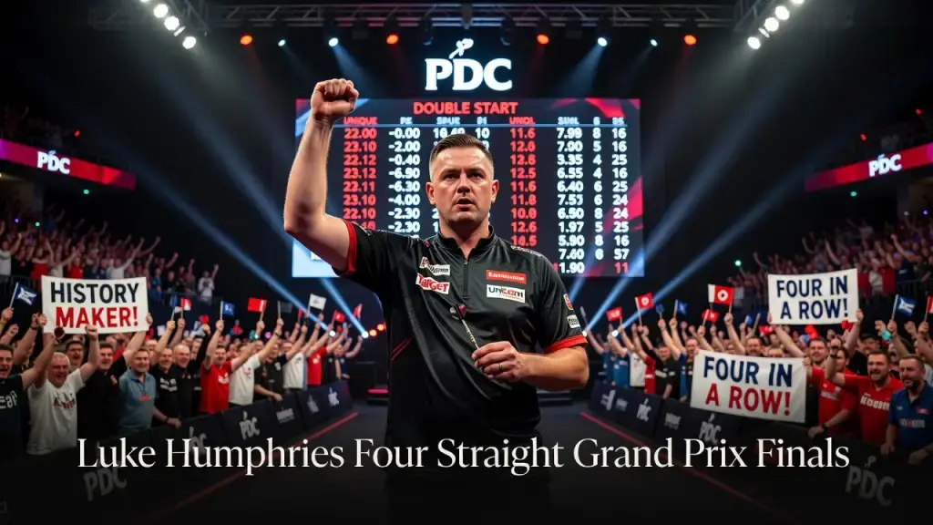Humphries Becomes First Player to Reach Four Straight Grand Prix Finals