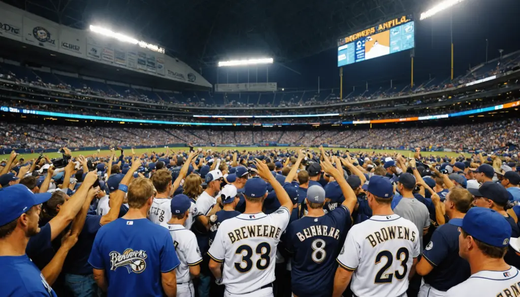 Brewers Fans Flood Tropicana Field, Take 3-0 World Series Lead