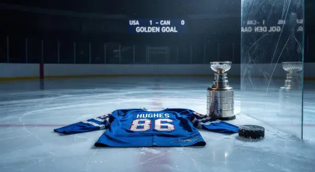 Jack Hughes questions Hockey Hall of Fame possession of puck from U.S. men's Olympic hockey golden goal