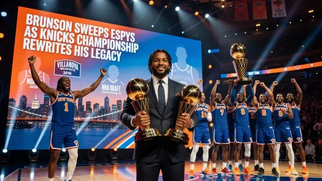 Brunson Sweeps ESPYs as Knicks Championship Rewrites His Legacy