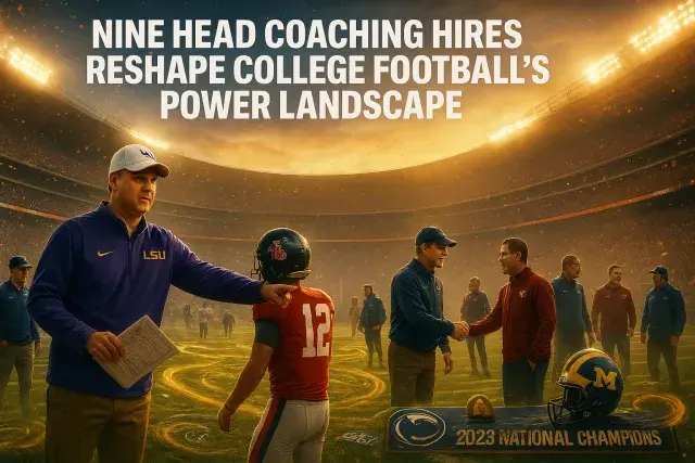 Nine Head Coaching Hires Reshape College Football's Power Landscape